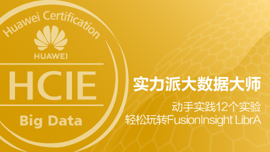 HCIE-Big Data華為認(rèn)證大數(shù)據(jù)專(zhuān)家認(rèn)證在線課程